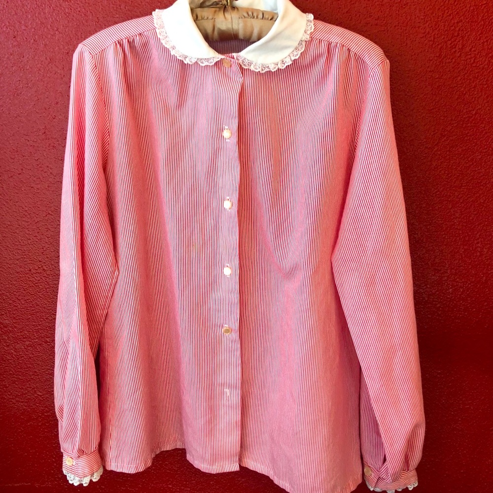 Adorable Candystripe Vintage Sears Blouse